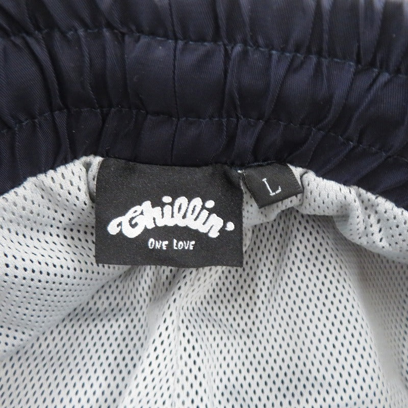 CHILLIN'/NYLON PANTS ナイロンパンツ パンツ 25WO-CIL-SS23 ネイビー サイズ：L【瀬戸大橋店】