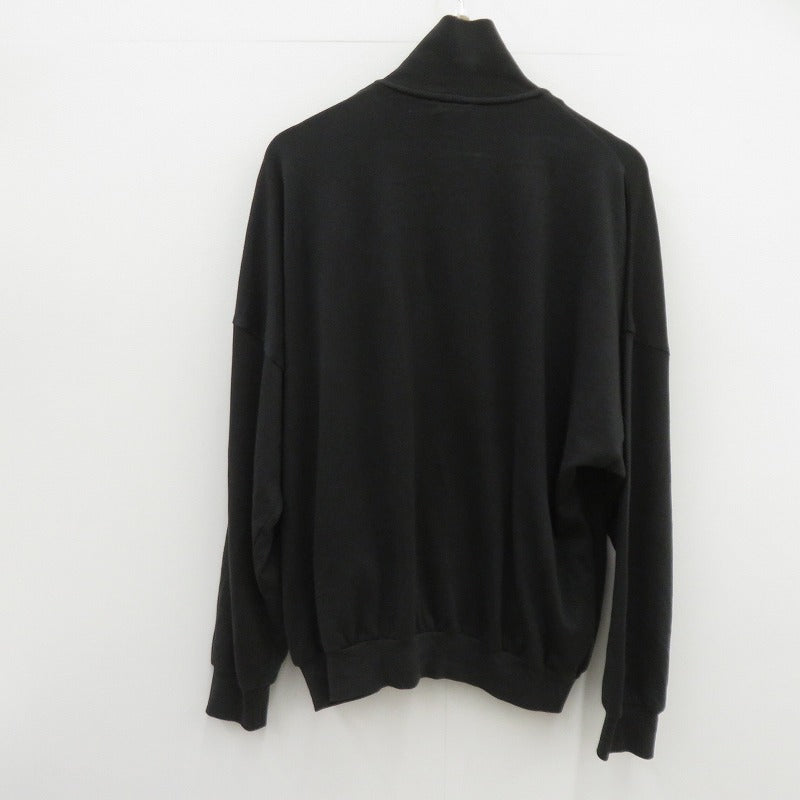AURALEE | オーラリー SUPER HIGH GAUGE SWEAT ZIP BLOUSON ブルゾン A25AB01CU ブラック サイズ：4【瀬戸大橋店】