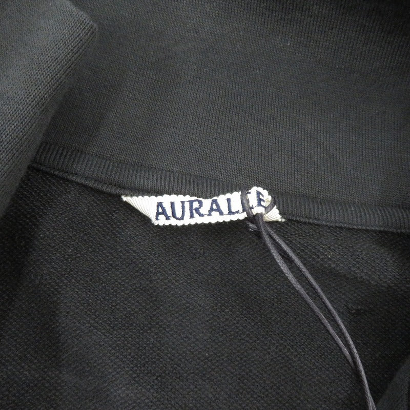 AURALEE | オーラリー SUPER HIGH GAUGE SWEAT ZIP BLOUSON ブルゾン A25AB01CU ブラック サイズ：4【瀬戸大橋店】