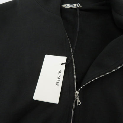 AURALEE | オーラリー SUPER HIGH GAUGE SWEAT ZIP BLOUSON ブルゾン A25AB01CU ブラック サイズ：4【瀬戸大橋店】