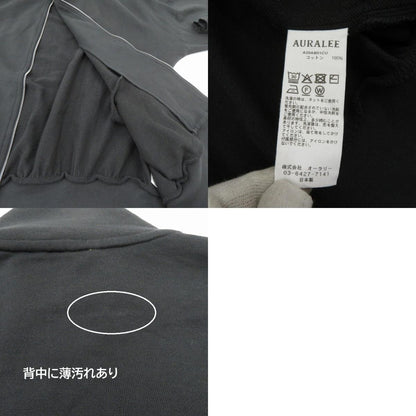 AURALEE | オーラリー SUPER HIGH GAUGE SWEAT ZIP BLOUSON ブルゾン A25AB01CU ブラック サイズ：4【瀬戸大橋店】