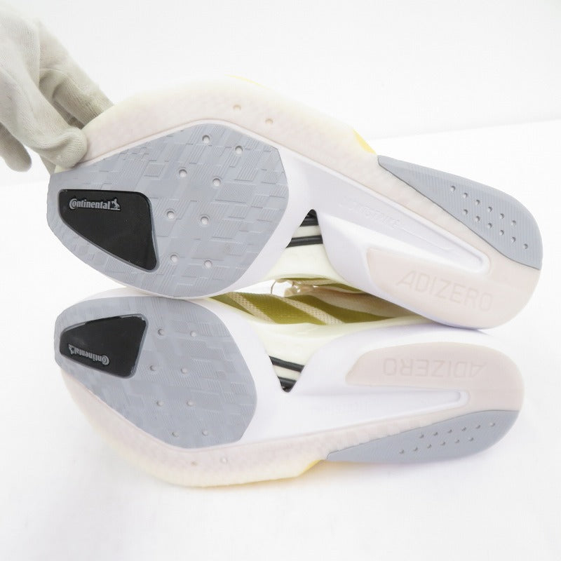 adidas | アディダス Adizero Boston13 スニーカー JS4952 サイズ:23.0cm ベージュ系 23cm【瀬戸大橋店】