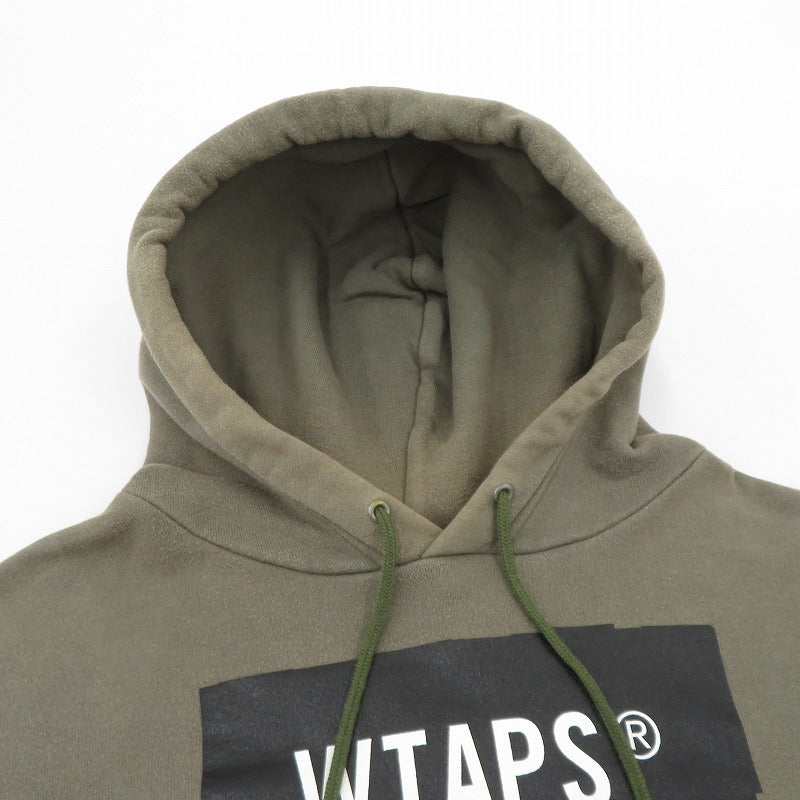 W)TAPS | ダブルタップス SIDE EFFECT HOODIE 19AW パーカー カーキ サイズ：3【瀬戸大橋店】