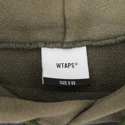 W)TAPS | ダブルタップス SIDE EFFECT HOODIE 19AW パーカー カーキ サイズ：3【瀬戸大橋店】