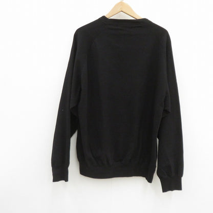 COMOLI | コモリ LWコットン裏毛クルーネック スウェット D01-05017 ブラック サイズ：3【瀬戸大橋店】