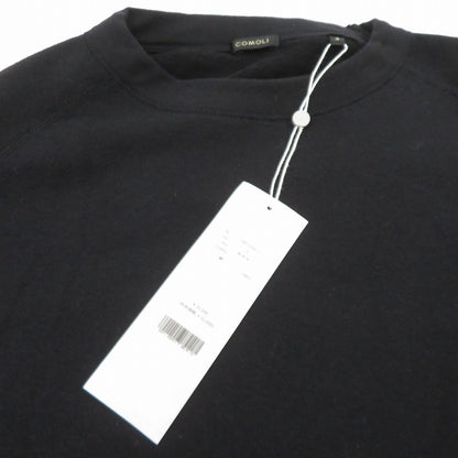 COMOLI | コモリ LWコットン裏毛クルーネック スウェット D01-05017 ブラック サイズ：3【瀬戸大橋店】
