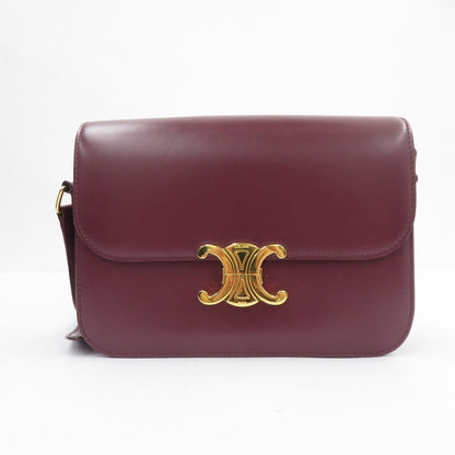 CELINE | セリーヌ トリオンフバッグ ショルダーバッグ 187363BF4.28LB ボルドー/バーガンディー【瀬戸大橋店】