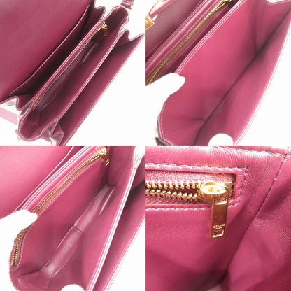 CELINE | セリーヌ トリオンフバッグ ショルダーバッグ 187363BF4.28LB ボルドー/バーガンディー【瀬戸大橋店】