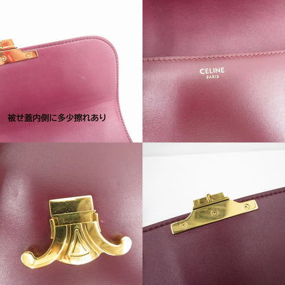 CELINE | セリーヌ トリオンフバッグ ショルダーバッグ 187363BF4.28LB ボルドー/バーガンディー【瀬戸大橋店】