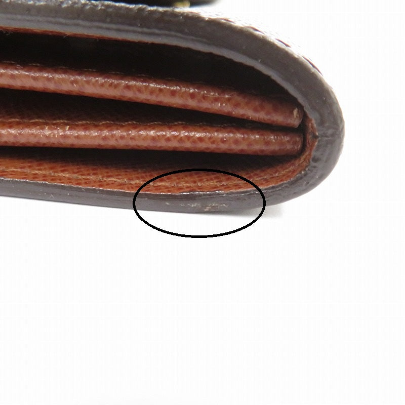 LOUIS VUITTON | ルイ・ヴィトン モノグラム ポルトモネ ジップ 二つ折り財布 M61735 ブラウン【瀬戸大橋店】