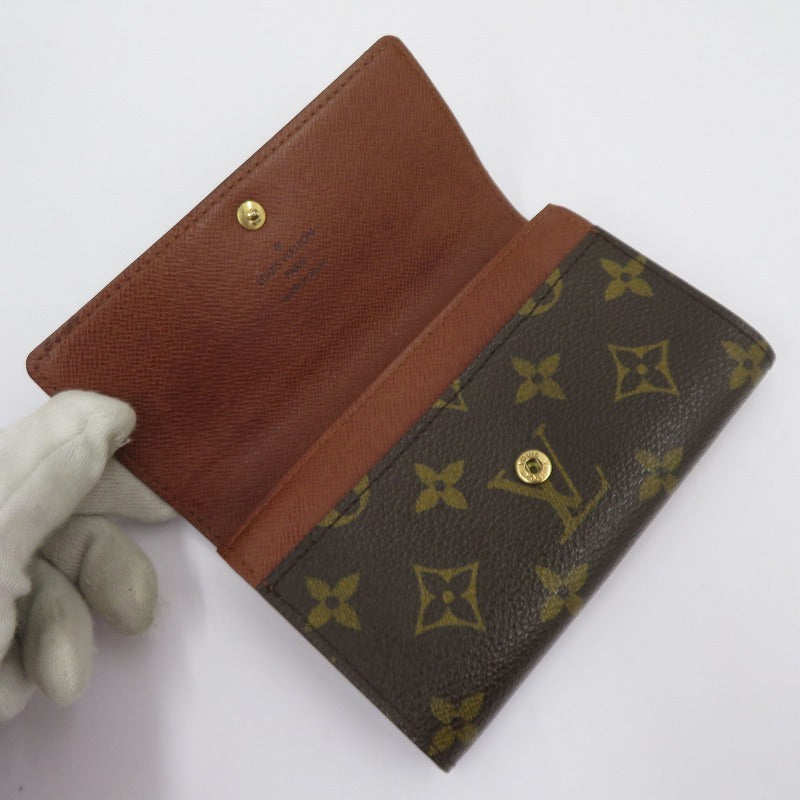 LOUIS VUITTON | ルイ・ヴィトン モノグラム ポルトモネ ジップ 二つ折り財布 M61735 ブラウン【瀬戸大橋店】