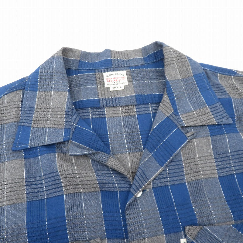 COOTIE | クーティー Ombre Check Shirt 長袖シャツ ブルー サイズ：S【瀬戸大橋店】
