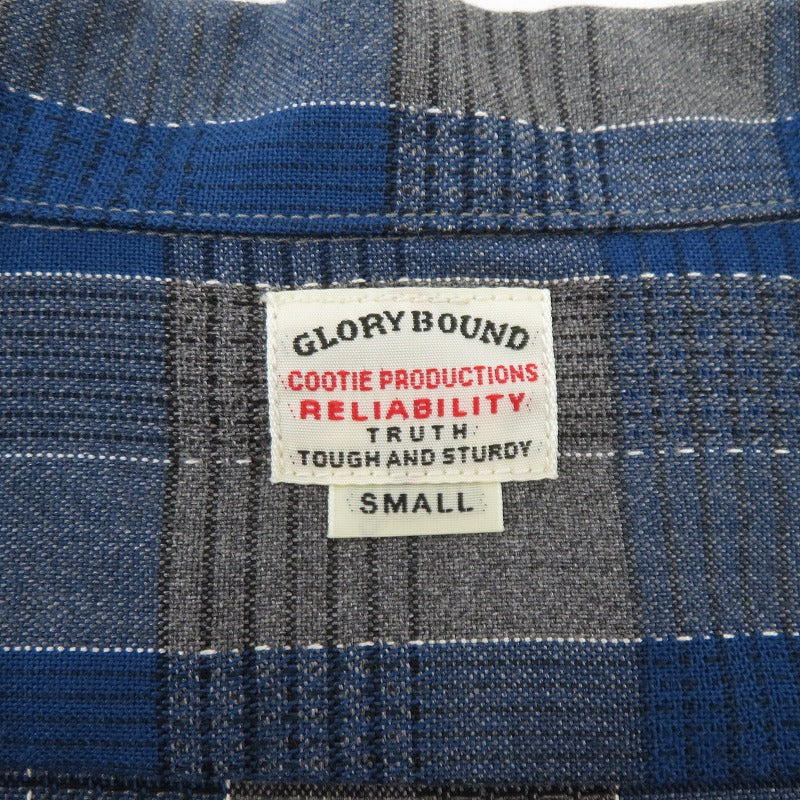 COOTIE | クーティー Ombre Check Shirt 長袖シャツ ブルー サイズ：S【瀬戸大橋店】