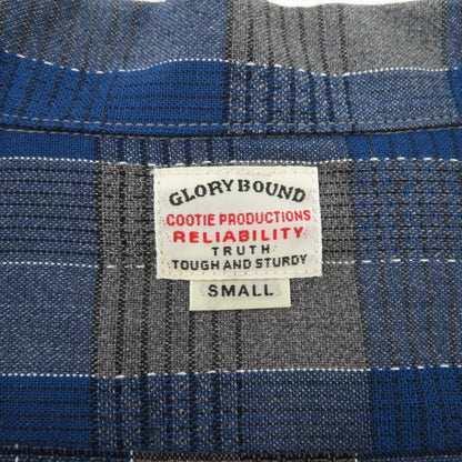 COOTIE | クーティー Ombre Check Shirt 長袖シャツ ブルー サイズ：S【瀬戸大橋店】