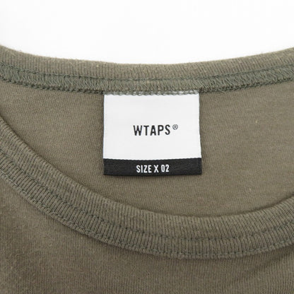 W)TAPS | ダブルタップス PX SS / COTTON 半袖Ｔシャツ 201ATDT-CSM02S カーキ サイズ：2【瀬戸大橋店】