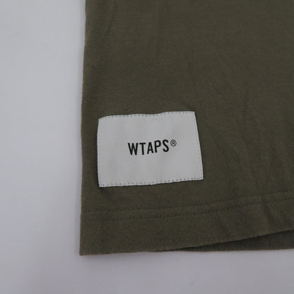 W)TAPS | ダブルタップス PX SS / COTTON 半袖Ｔシャツ 201ATDT-CSM02S カーキ サイズ：2【瀬戸大橋店】