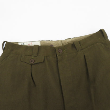 MILITARY衣料 | ミリタリーイリョウ French Army 60S パンツ オリーブ サイズ：不明【瀬戸大橋店】