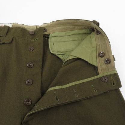 MILITARY衣料 | ミリタリーイリョウ French Army 60S パンツ オリーブ サイズ：不明【瀬戸大橋店】