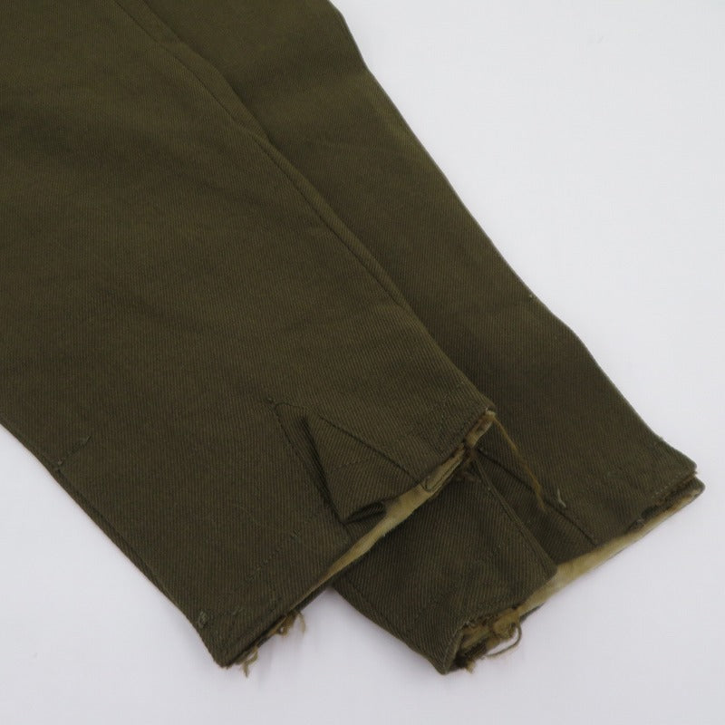 MILITARY衣料 | ミリタリーイリョウ French Army 60S パンツ オリーブ サイズ：不明【瀬戸大橋店】