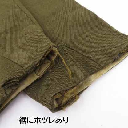 MILITARY衣料 | ミリタリーイリョウ French Army 60S パンツ オリーブ サイズ：不明【瀬戸大橋店】