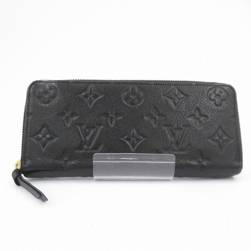 LOUIS VUITTON | ルイ・ヴィトン モノグラム アンプラント ポルトフォイユ･クレマンス 長財布 M60171 ブラック【瀬戸大橋店】