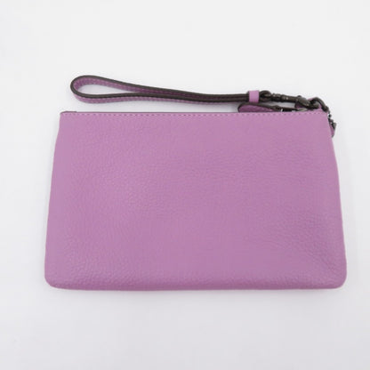 COACH | コーチ スモール リストレット ペブルドレザー ポーチ F2296-22952 ピンク【瀬戸大橋店】