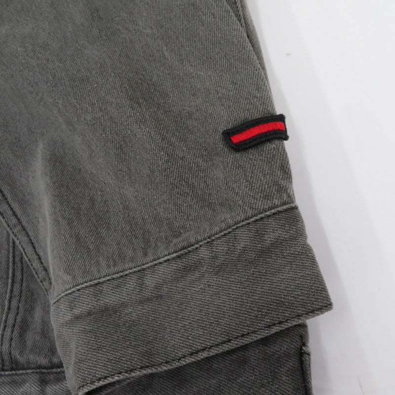 FUBU ジャケット デニム FAM-42307 ブラック サイズ：XL【瀬戸大橋店】