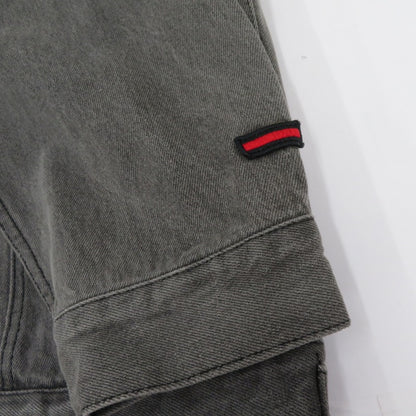 FUBU ジャケット デニム FAM-42307 ブラック サイズ：XL【瀬戸大橋店】