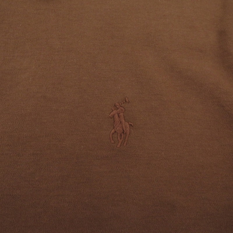 POLO RALPH LAUREN | ポロ・ラルフローレン LS POLO-LONG SLEEVE-POLO SHIRT ポロシャツ 211915782005 ブラウン サイズ：M【瀬戸大橋店】