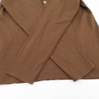 POLO RALPH LAUREN | ポロ・ラルフローレン LS POLO-LONG SLEEVE-POLO SHIRT ポロシャツ 211915782005 ブラウン サイズ：M【瀬戸大橋店】
