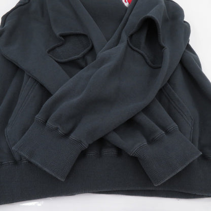 X-girl | エックスガール ELBOW SLIT SWEAT HOODIE パーカー 105233012006 ブラック サイズ：S【瀬戸大橋店】