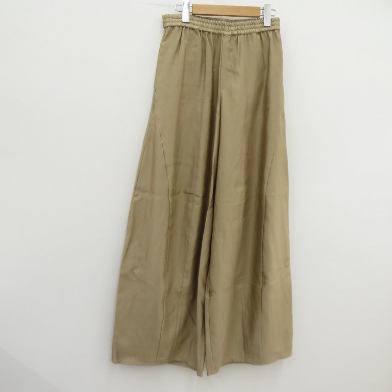 apart by lowrys | アパートバイローリーズ サテンバルーンワイドパンツ パンツ APSC1557TS サイズ:FT ベージュ【瀬戸大橋店】