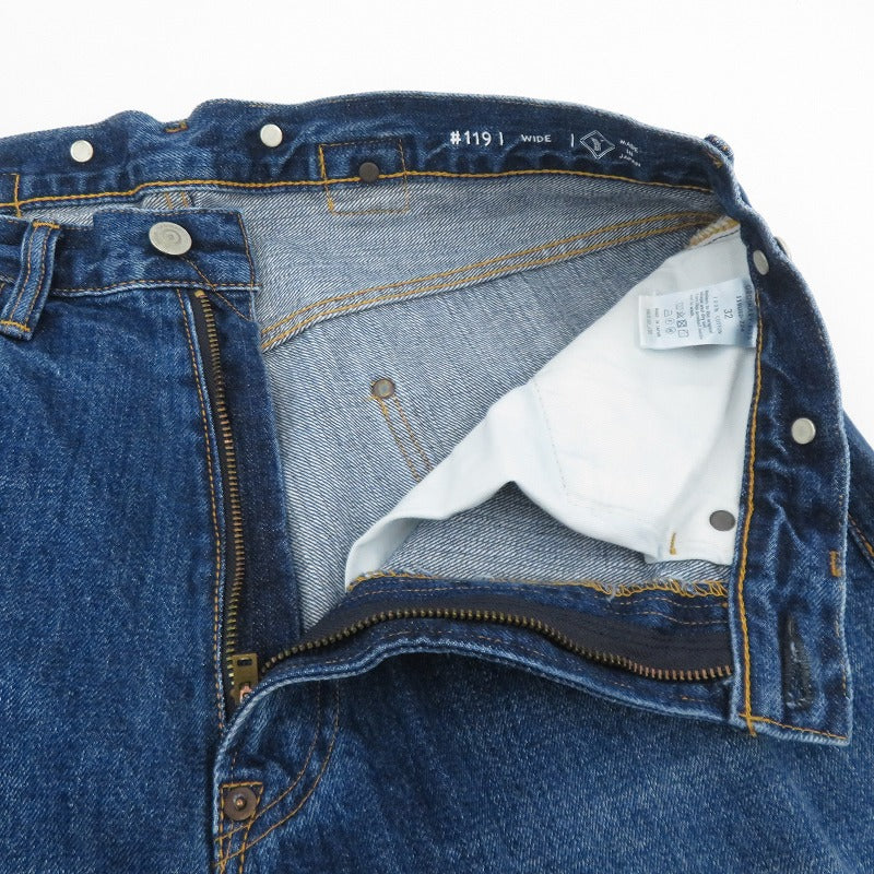Ordinary fits | オーディナリーフィッツ TYPE WIDE USED デニムパンツ 119USD-224 ブルー サイズ：32【瀬戸大橋店】