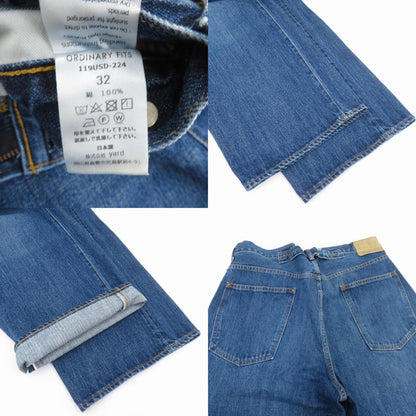 Ordinary fits | オーディナリーフィッツ TYPE WIDE USED デニムパンツ 119USD-224 ブルー サイズ：32【瀬戸大橋店】