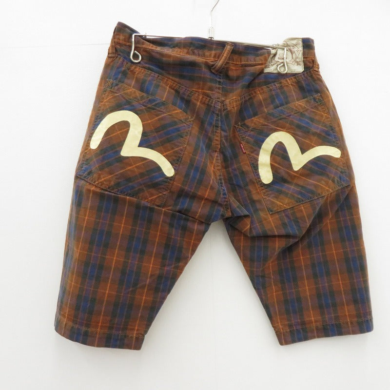 EVISU | エヴィス チェック柄 ショートパンツ 2005 マルチカラー サイズ：32【瀬戸大橋店】