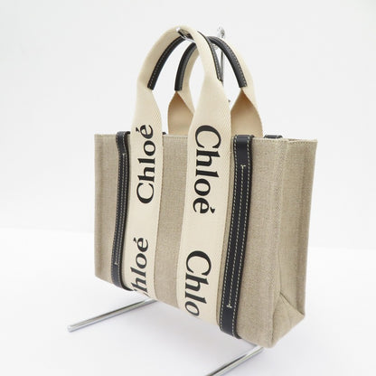 Chloe | クロエ ウッディ スモール トート トートバッグ CHC22AS397I2691J ベージュ【瀬戸大橋店】