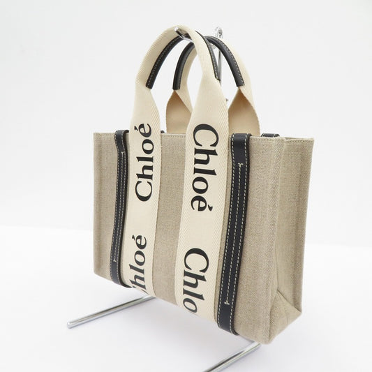 Chloe | クロエ ウッディ スモール トート トートバッグ CHC22AS397I2691J ベージュ【瀬戸大橋店】