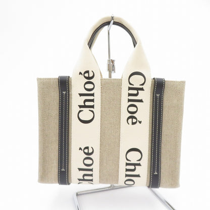 Chloe | クロエ ウッディ スモール トート トートバッグ CHC22AS397I2691J ベージュ【瀬戸大橋店】
