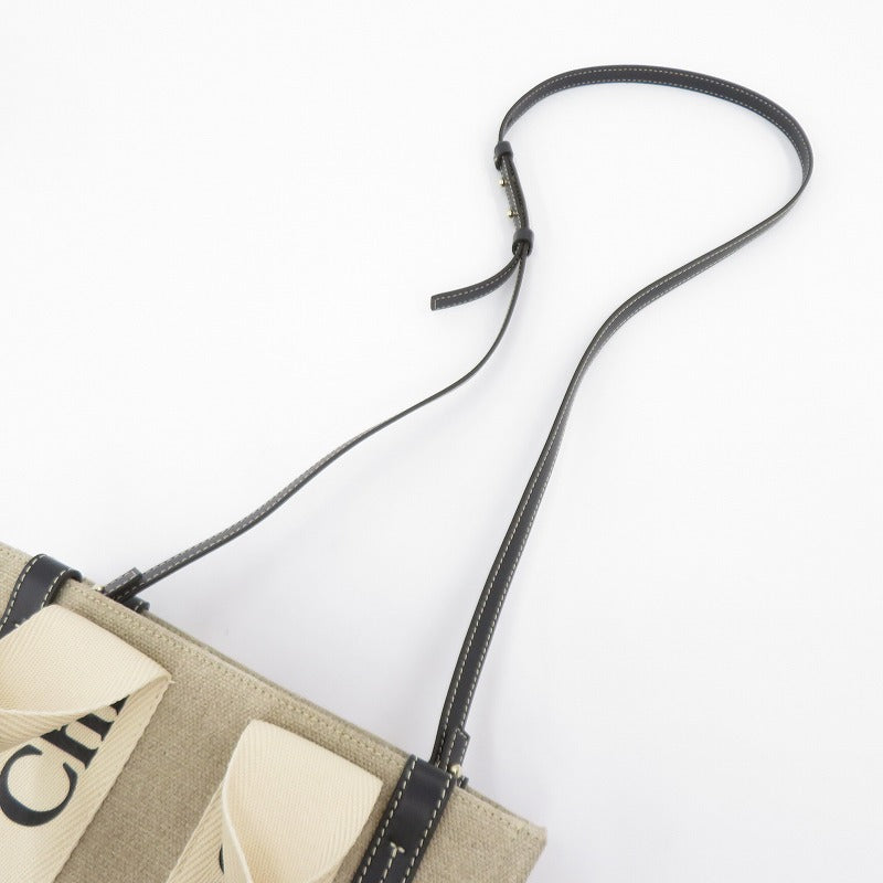 Chloe | クロエ ウッディ スモール トート トートバッグ CHC22AS397I2691J ベージュ【瀬戸大橋店】