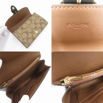 COACH | コーチ シグネチャー 二つ折り財布 C2232 C6897 ベージュ【瀬戸大橋店】