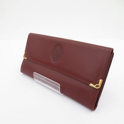 CARTIER | カルティエ マスト 長財布 L3000002 バーガンディ/ボルドー【瀬戸大橋店】
