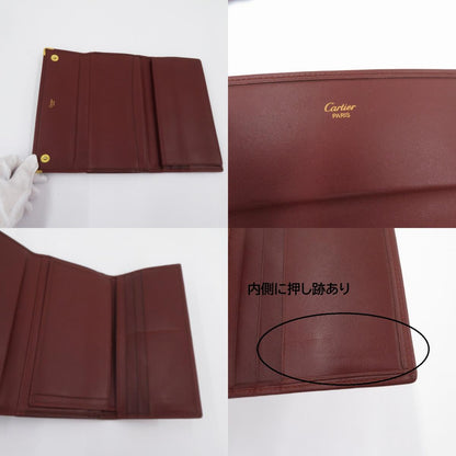 CARTIER | カルティエ マスト 長財布 L3000002 バーガンディ/ボルドー【瀬戸大橋店】