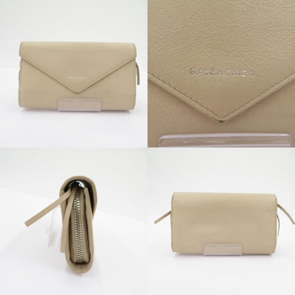BALENCIAGA | バレンシアガ ペーパー マニー ジップアラウンドウォレット 長財布 371661･2730･584046 ベージュ【瀬戸大橋店】