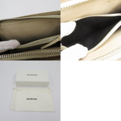 BALENCIAGA | バレンシアガ ペーパー マニー ジップアラウンドウォレット 長財布 371661･2730･584046 ベージュ【瀬戸大橋店】