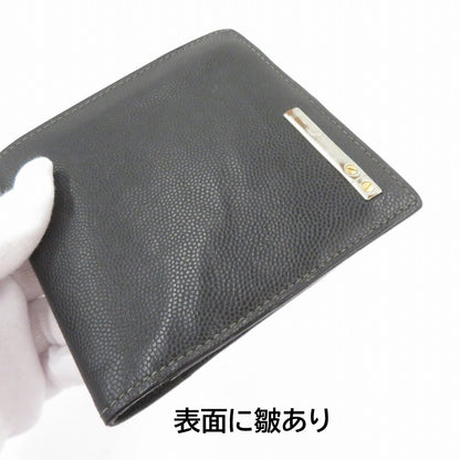 CARTIER | カルティエ サントス 二つ折り財布 L3000772 ブラック【瀬戸大橋店】