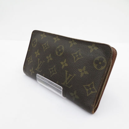 LOUIS VUITTON | ルイ・ヴィトン モノグラム ポルトモネジップ 長財布 M61727 ブラウン【瀬戸大橋店】