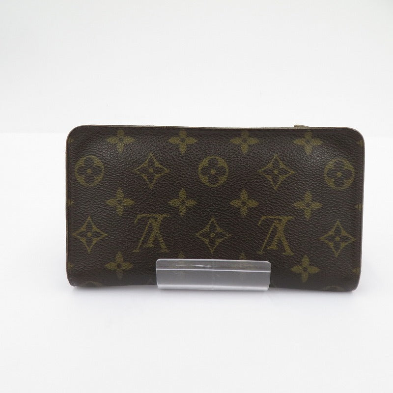 LOUIS VUITTON | ルイ・ヴィトン モノグラム ポルトモネジップ 長財布 M61727 ブラウン【瀬戸大橋店】