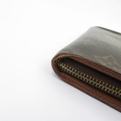 LOUIS VUITTON | ルイ・ヴィトン モノグラム ポルトモネジップ 長財布 M61727 ブラウン【瀬戸大橋店】