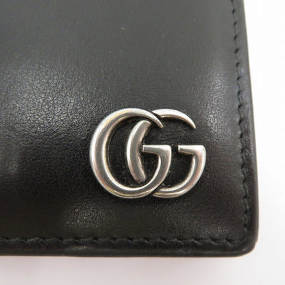 GUCCI | グッチ GGマーモント 二つ折り財布 428725・203887 ブラック【瀬戸大橋店】