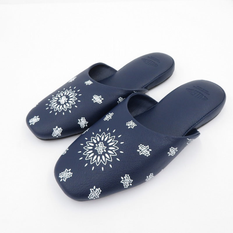 CHALLENGER | チャレンジャー BANDANA SLIPPERS スリッパ サンダル CLG-AC025-041 サイズ:27.0cm ネイビー 27cm【瀬戸大橋店】